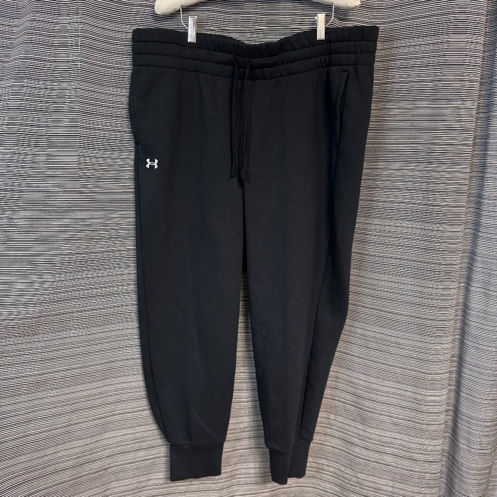 Under Armor Black Cotton Blend Sweatpants Size 1X New With Tags